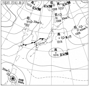 071603地上天気図