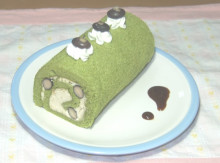 はるかのひとりごと-超簡単！抹茶のロールケーキ