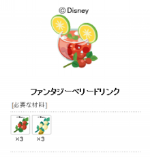 ファンタジーベリードリンク