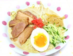 サッパリ胡麻ダレ風味のサラダ冷し中華1