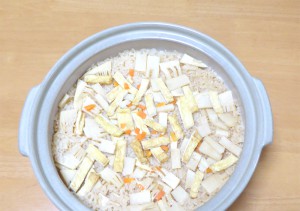 リョウさんの筍ご飯