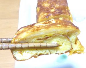 リョウの卵焼き箸上げ画像