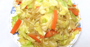 きりん母の野菜炒め1