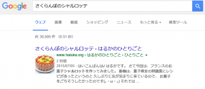 リッチスニペットの例