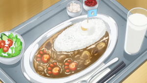 はいふり晴風カレーのアニメ画像