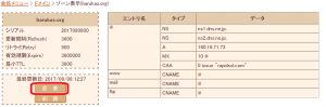 ゾーン表示画面