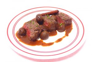 食戟のソーマ 鹿もも肉の炭火焼き栗のソースを再現