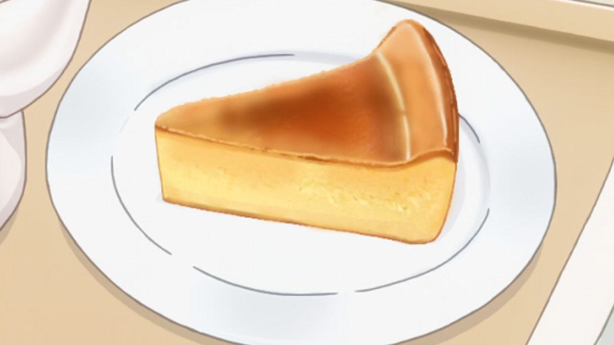 アニメ5話のチーズケーキ取り分け